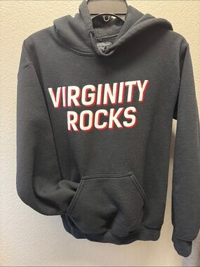 Danny Duncan “Virginity Rocks” Graphic Black Hoody Sweatshirt